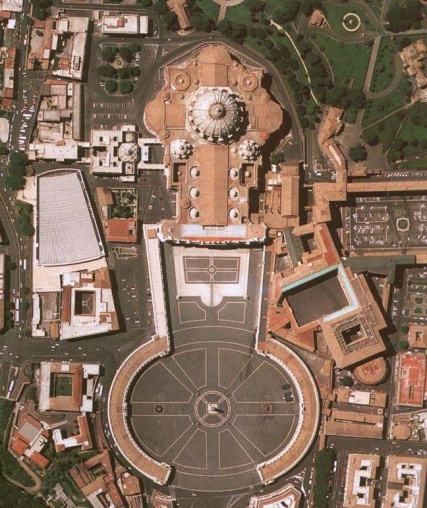 St Peters Square - Helicopter View